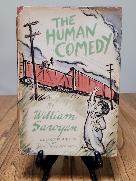 The Human Comedy, 1943 first edition of William Saroyan's first novel, illustrated by Don Freeman.