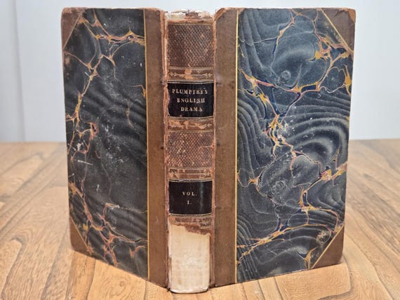 1812 First Edition of The English Drama Purified — Inscribed Presentation Copy by James Plumptre