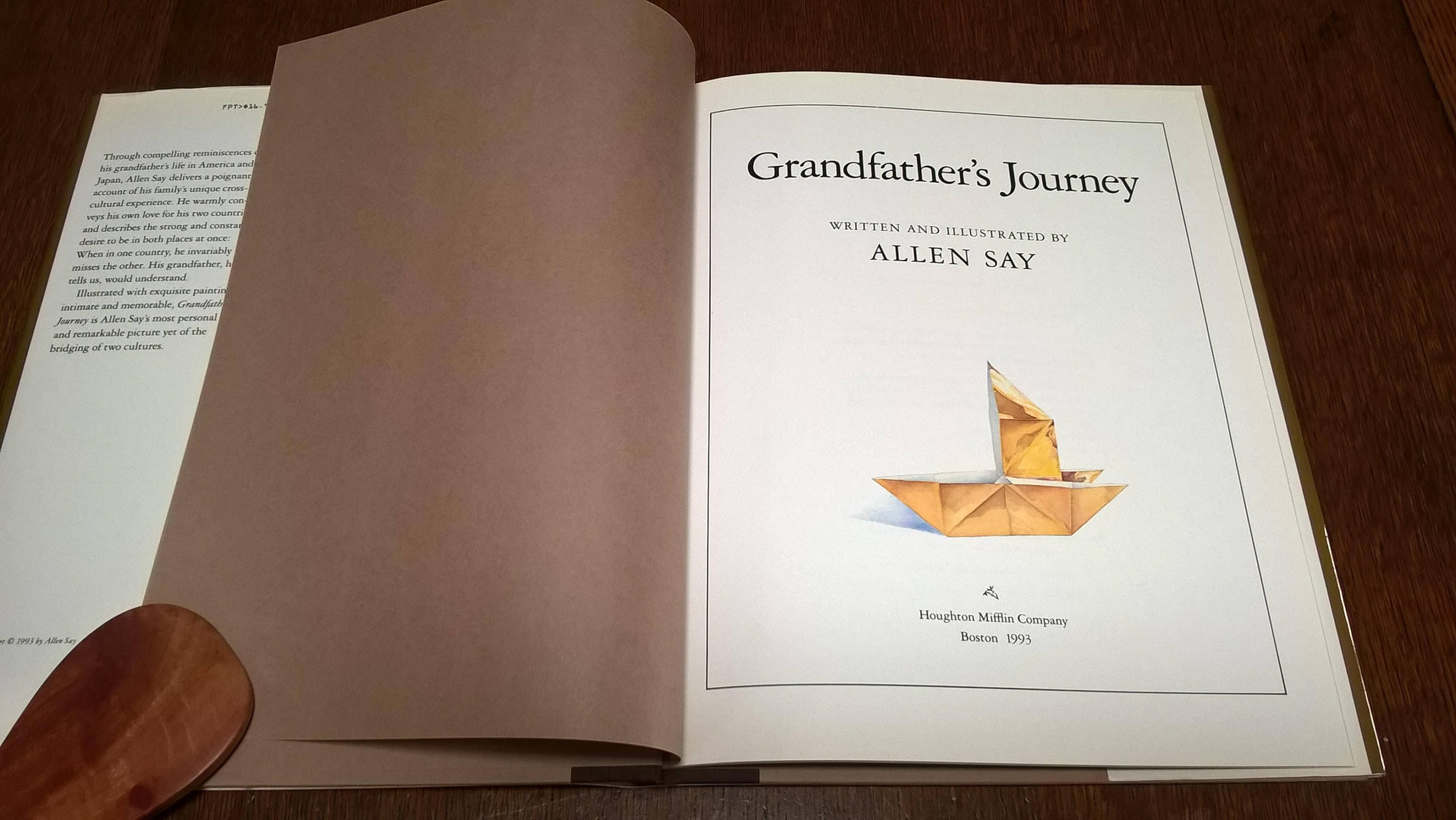 grandfather's journey book