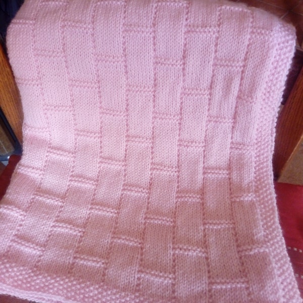 Pink cover/ baby cover / merino wool cover / cradle cover / Cover