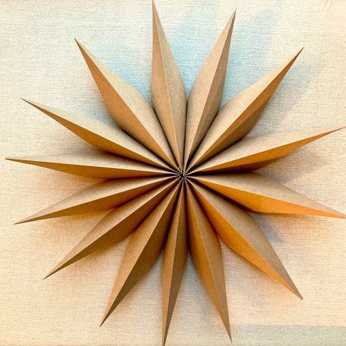 Christmas star paper kraft paper 29 or 42cm