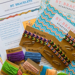 Make Your Own Friendship Bracelet Kit, Kumihimo Disk, DIY