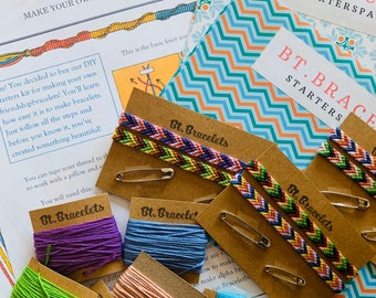 DIY Starter Kit Friendship Bracelets Do it yourself start English