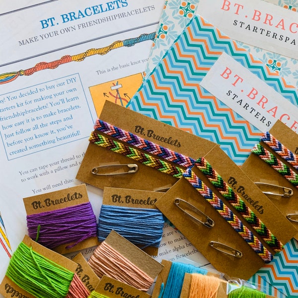 DIY Starterskit Friendshipbracelets Do it yourself start English