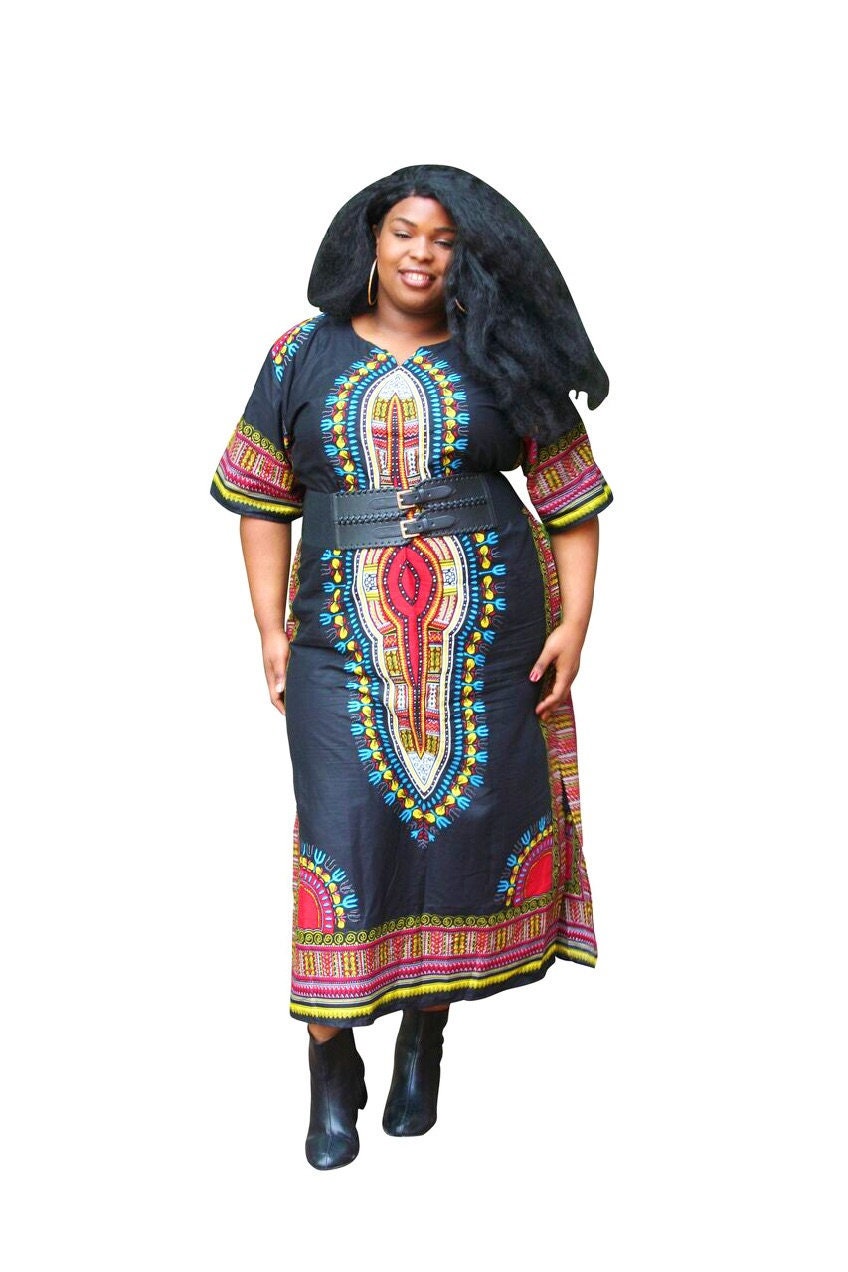 plus size dashiki dress
