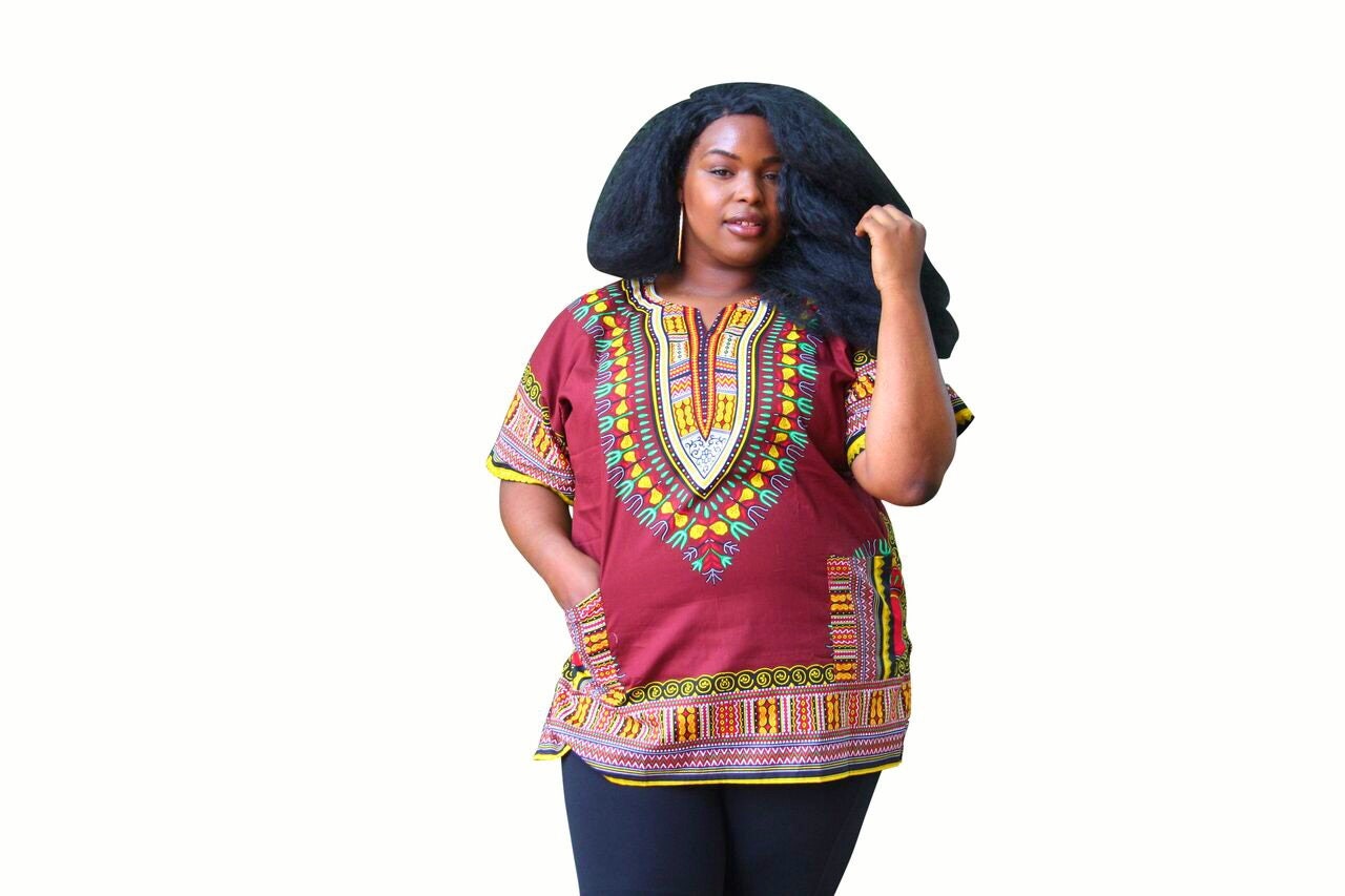 dashiki shirt plus size