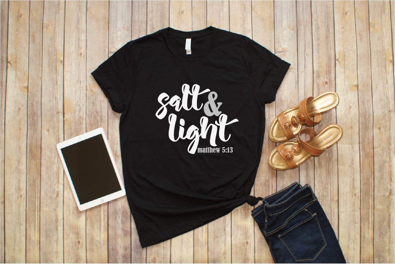 Salt and Light Shirt Womens Christian T Shirt Christian | Etsy