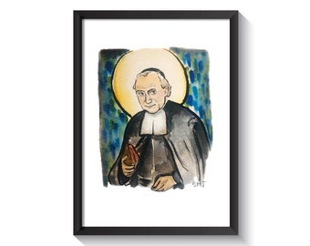 Saint Benilde Original Watercolor Print