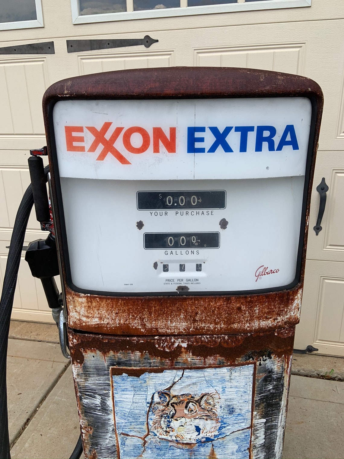 Vintage EXXON Gilbarco 1006 Gas Pump Rustoration Etsy
