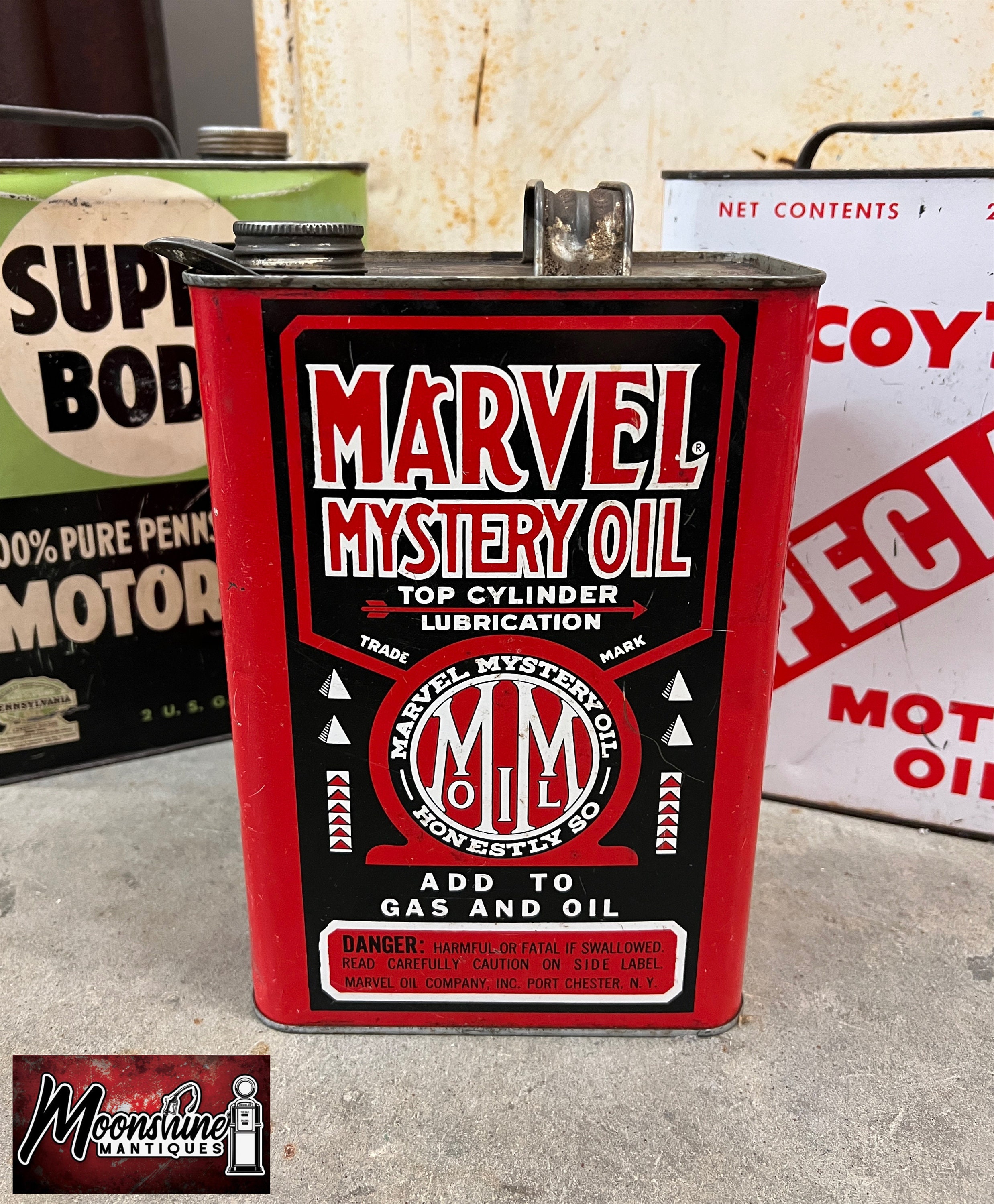 Marvel Mystery Oil 1 Gallon Advertising Can
