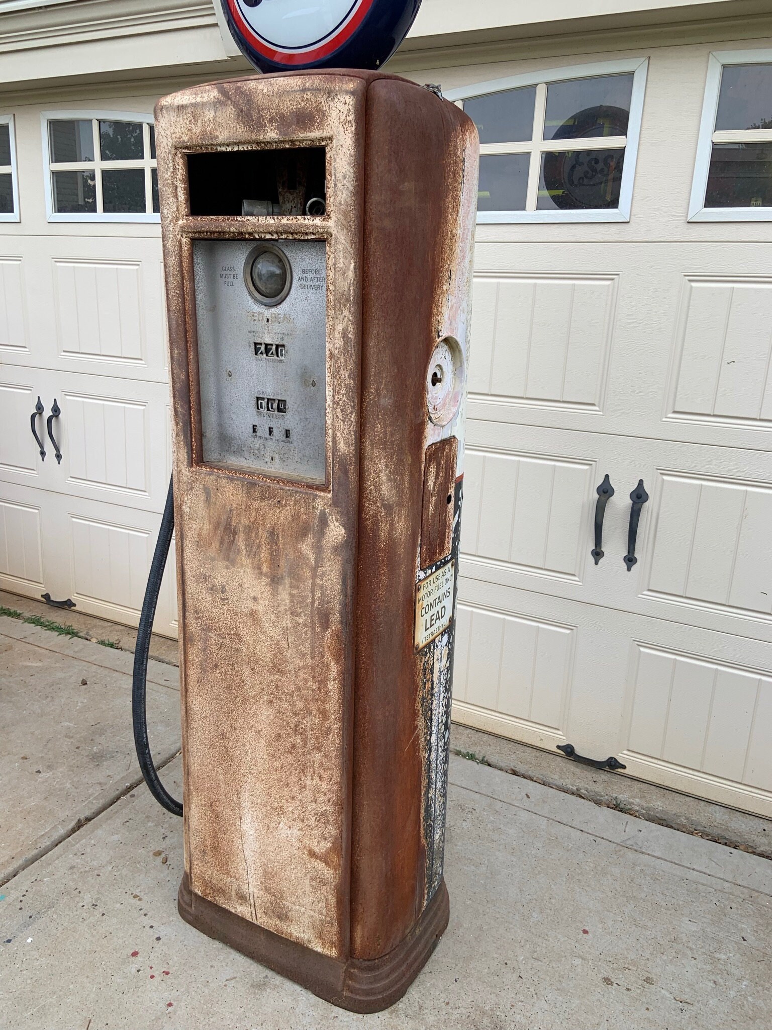 Vintage 1930s ESSO Neptune 855 Gas Pump Mancave Decor / Etsy