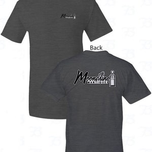 Moonshine Mantiques Men&#39;s Short-Sleeve Gas Pump Logo T-Shirt