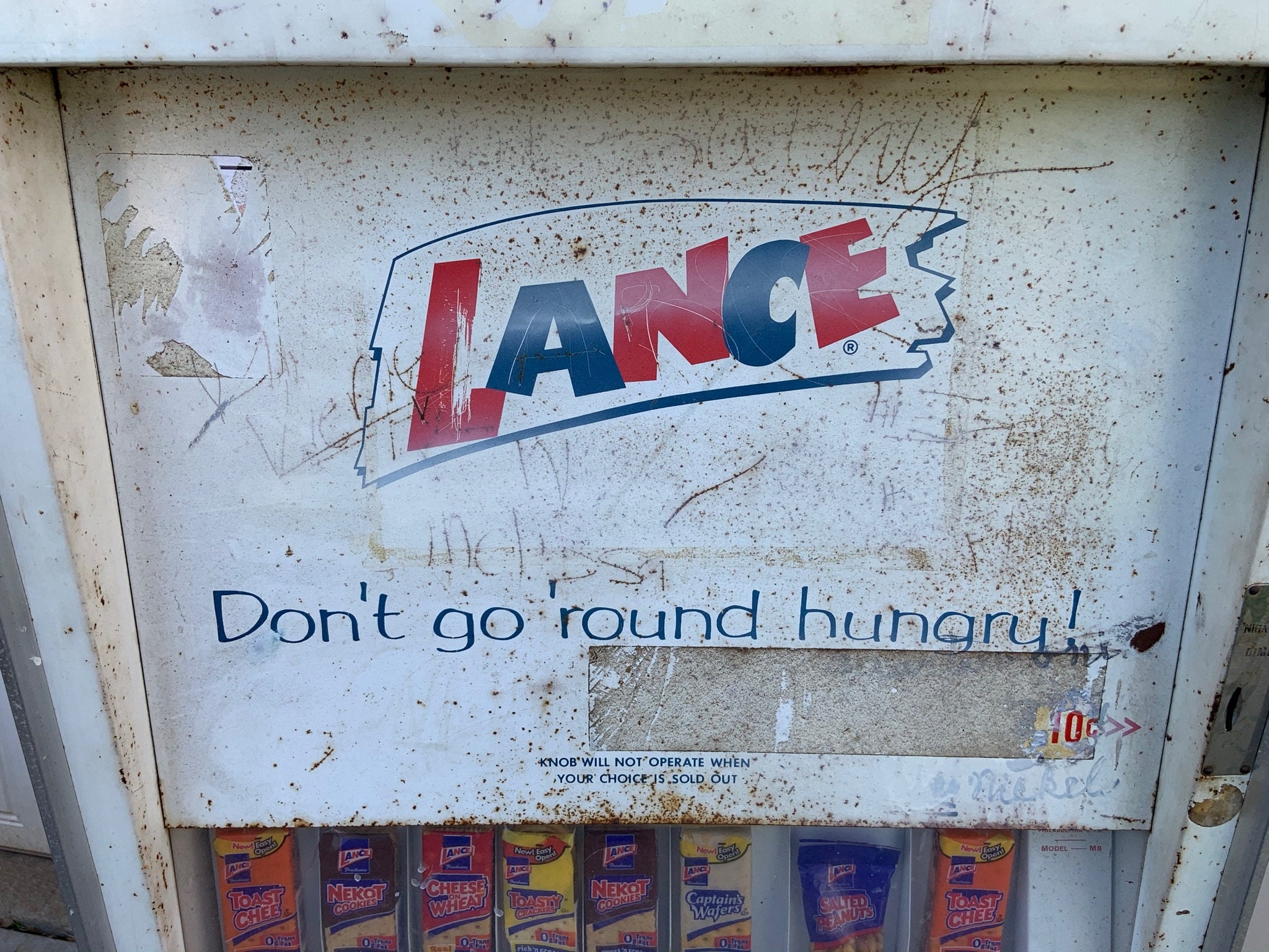 Vintage 1960s LANCE Snack Vending Machine Works Etsy
