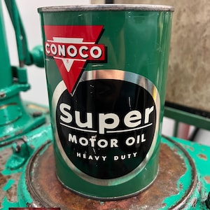 Conoco Oil Can - Etsy