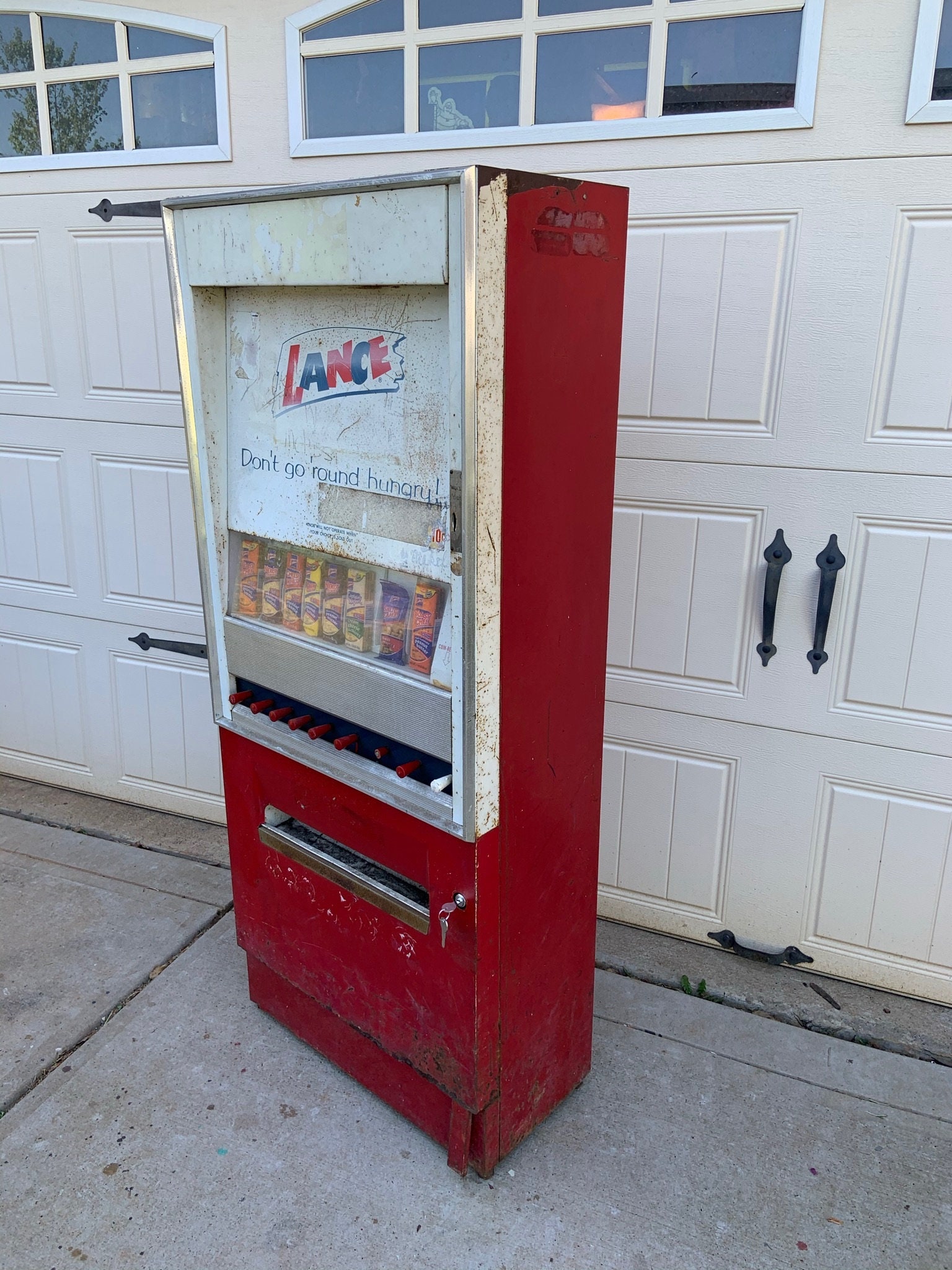 Vintage 1960s LANCE Snack Vending Machine Works Etsy
