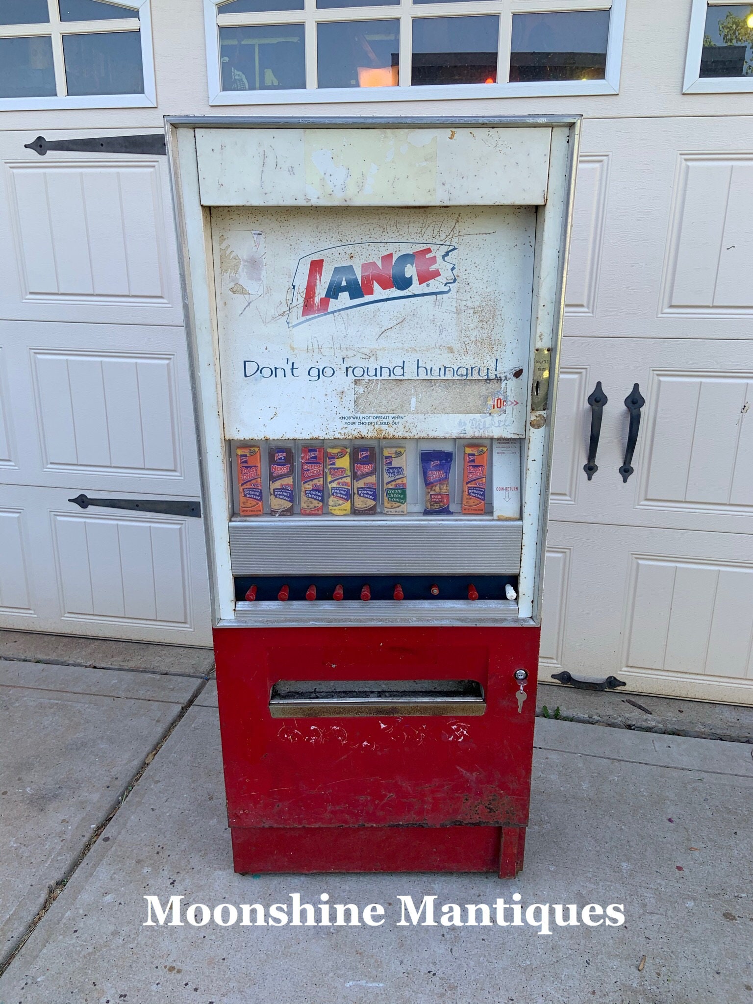 Vintage 1960s LANCE Snack Vending Machine Works Etsy