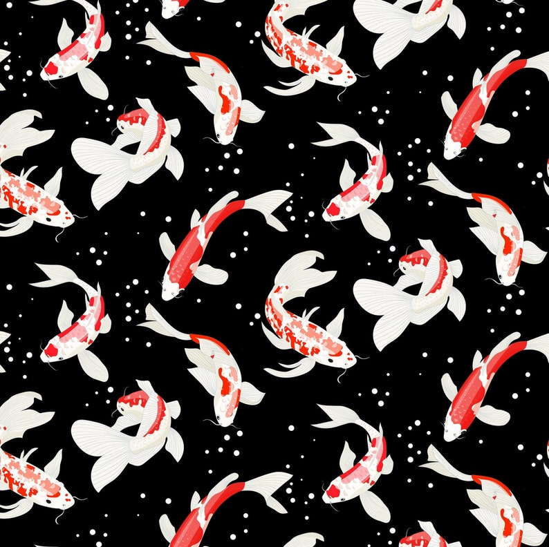 Koi Fish Seamless Patterns 8 Designs Click Now to See Full Etsy