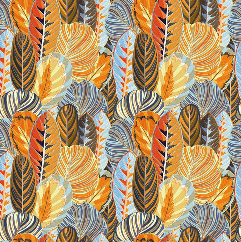 Tropical Leaf Scrapbooking Paper Scrapbook Pattern Digital Etsy