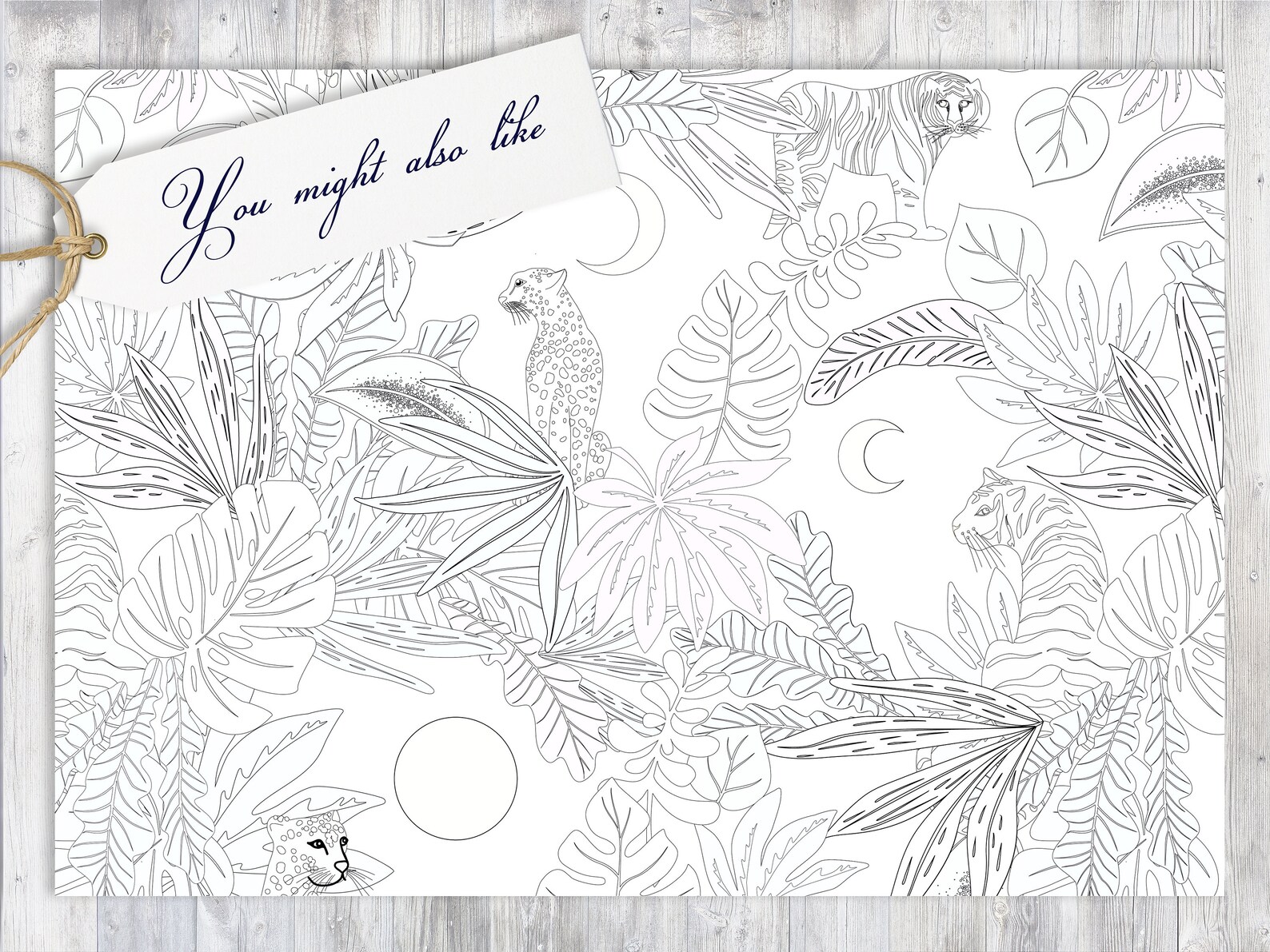 Adult Coloring Page Leopard Printable Sheet | Etsy