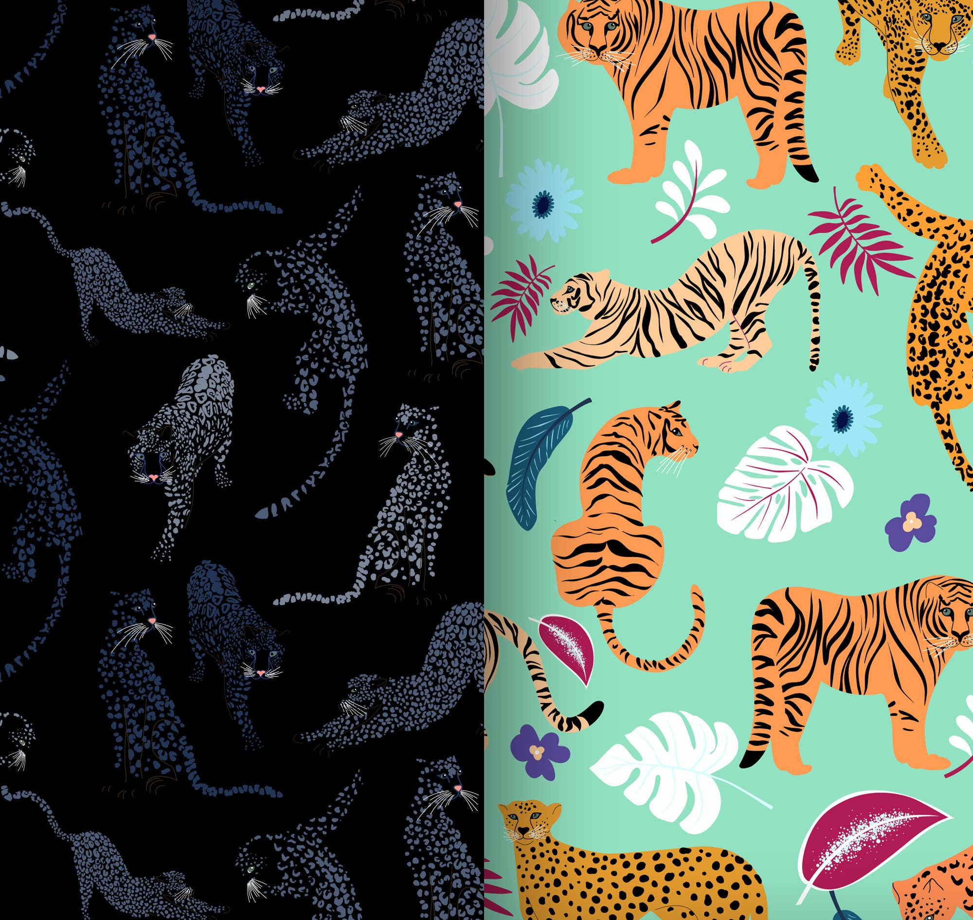 Jungle Wrapping Paper Digital Download Click to Browse Etsy