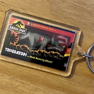 Jurassic Park Keyring - Triceratops Kenner Toy