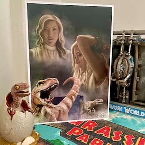 Jurassic World Dominion Art Print of Soyona Santos - Dichen Lachman