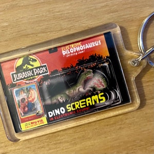 Jurassic Park Keyring - Electronic Dilophosaurus Kenner Toy