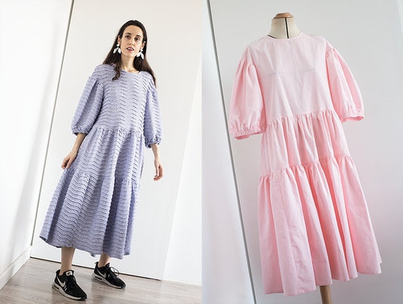 tiered maxi dress pattern