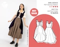 Corset sewing pattern | Renaissance stay bodice pattern to be a witch | Pirate bodice pattern for women | 9 SIZES | PDF Sewing pattern product logo