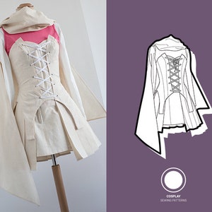 Rubin inspiriertes Outfit | PDF Cosplay Schnittmuster