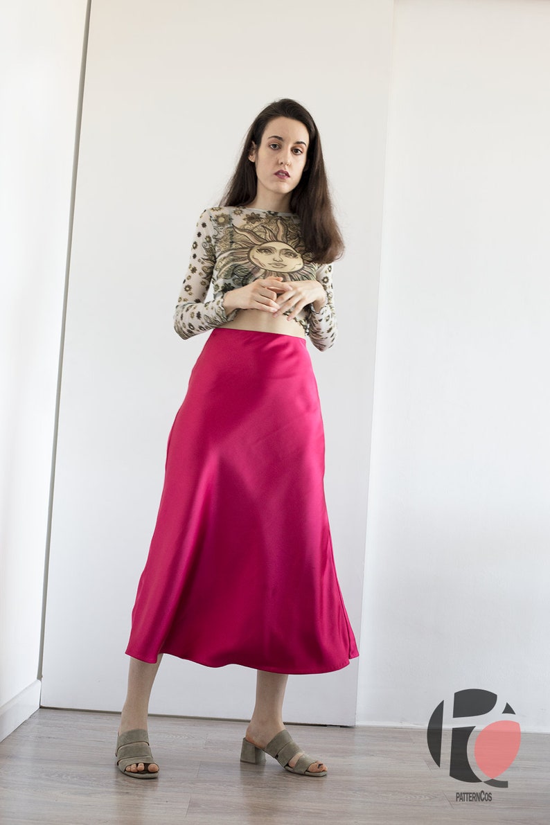 PDF Sewing pattern Easy Slip skirt pattern Etsy