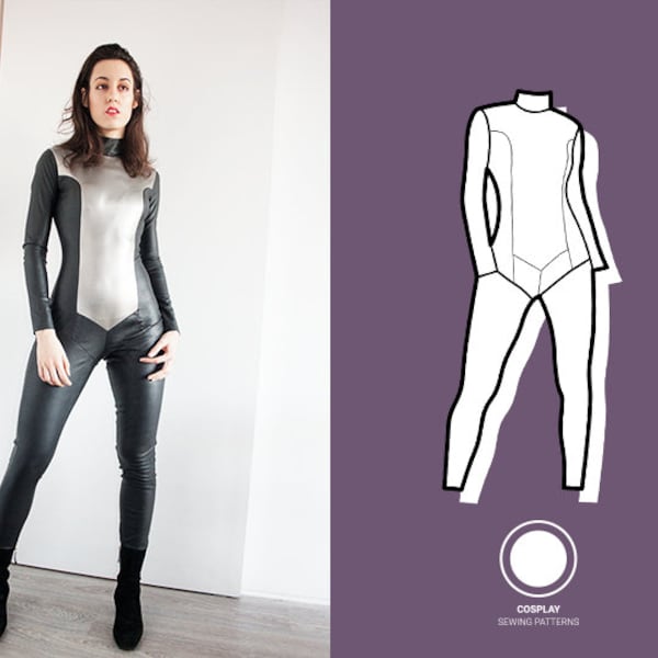 Bodysuit / Zentai Superhero Girl Style | Cosplay Sewing Pattern