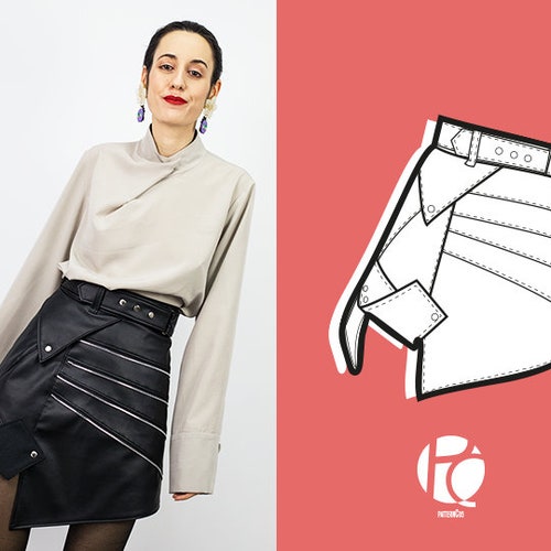Zoe Pencil Skirt Sewing Pattern // Sizes 10 12 & 14 // PDF - Etsy