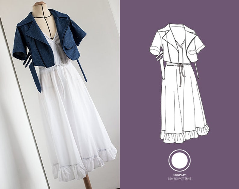 Aeris Pattern PDF Cosplay Sewing Pattern Etsy