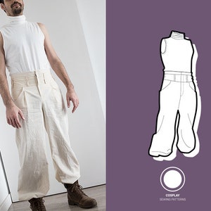 Ein von Wolke oder Zack inspiriertes Cosplaymuster
