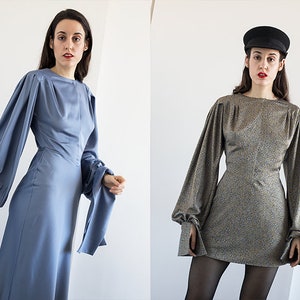 Rogelia Midi Flared Vintage Inspired Dress 6 SIZES PDF - Etsy
