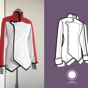 Voltron Male Galaxy Garrison inspired jacket for paladins | Cosplay Sewing Pattern