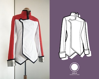 Voltron Male Galaxy Garrison inspired jacket for paladins | Cosplay Sewing Pattern