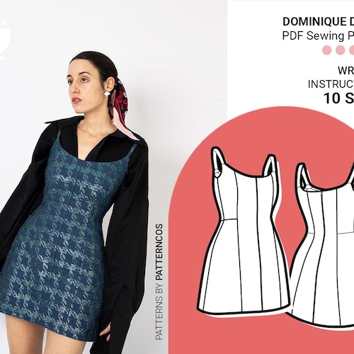 sachin and babi light blue dress 1950s EASY To Make Dress Pattern VOGUE 8013 Casual Chic, Bust 36 Vintage Sewing  Patterns main image 0
