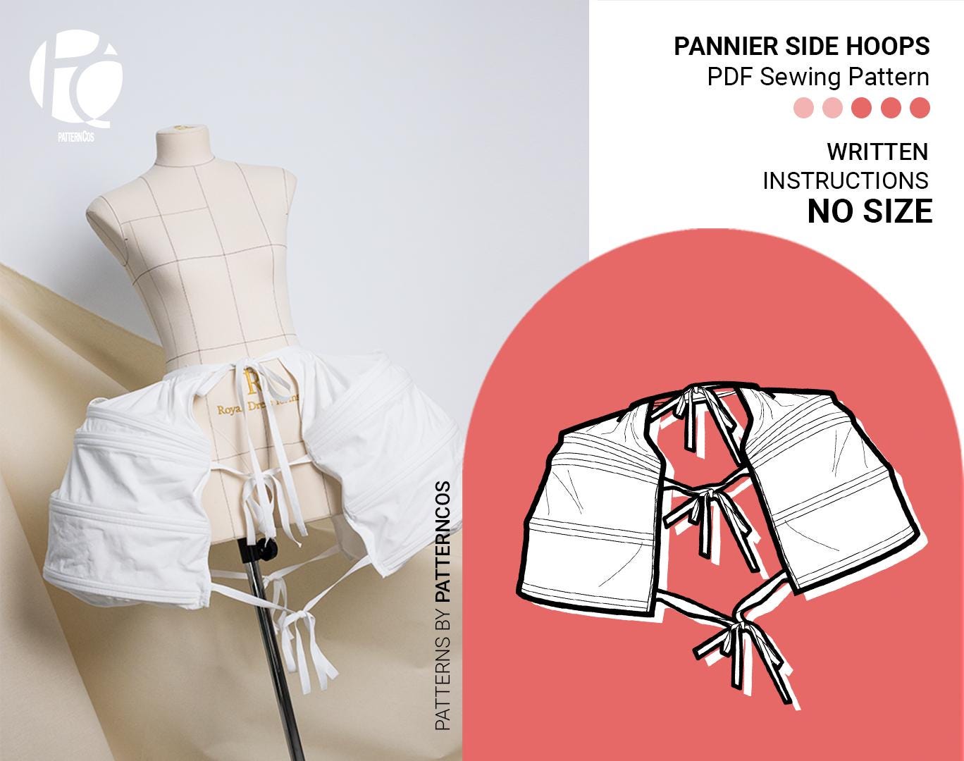 Mini Pannier Skirt - Etsy