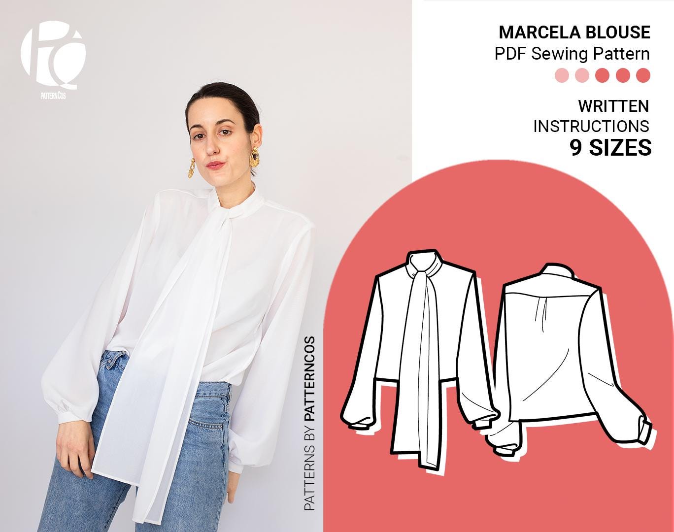 Cartamodello blusa Italia