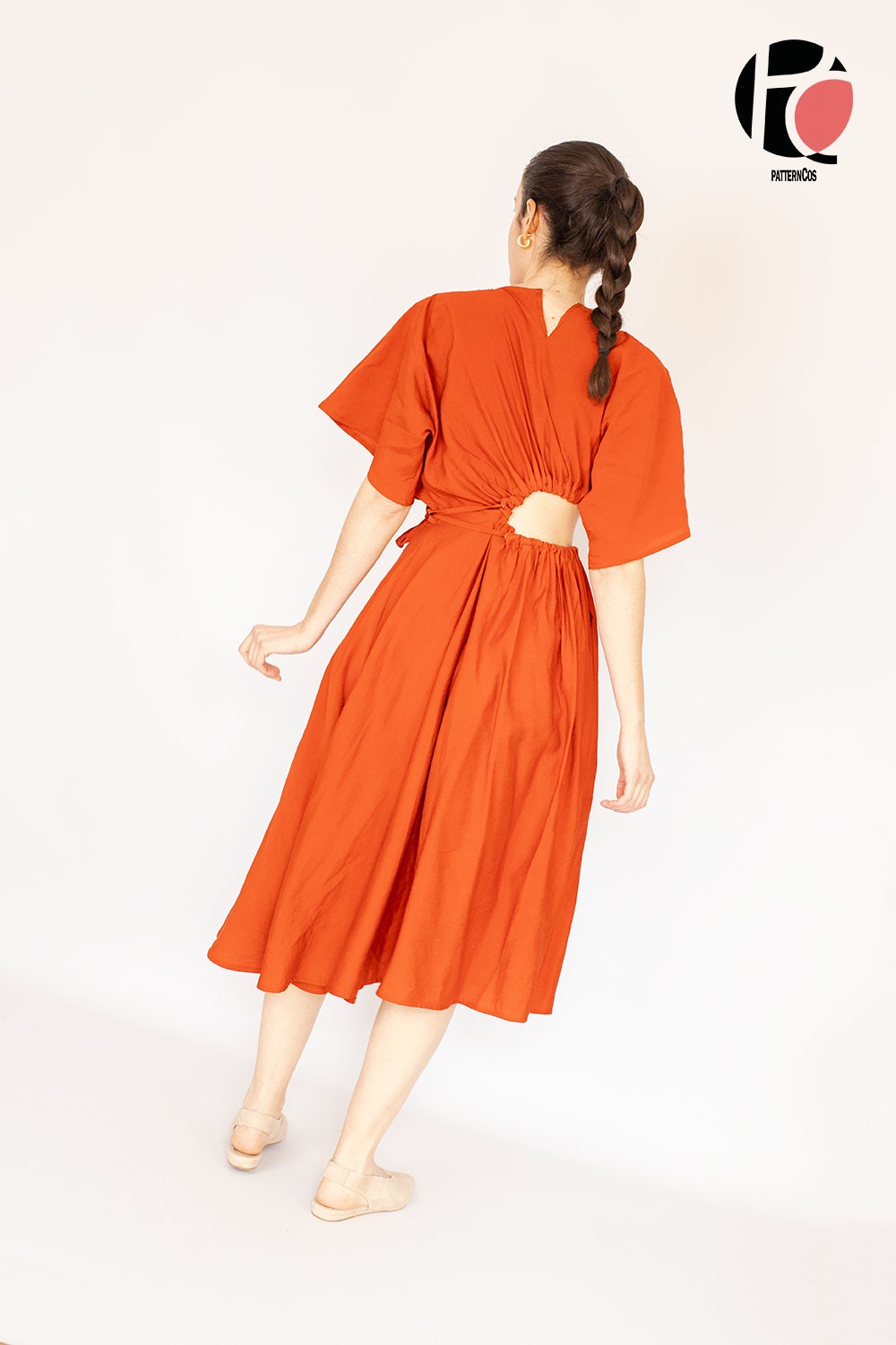 summer midi dress pattern European Summer Mint Print Midi Dress | Trendy Women's Dress