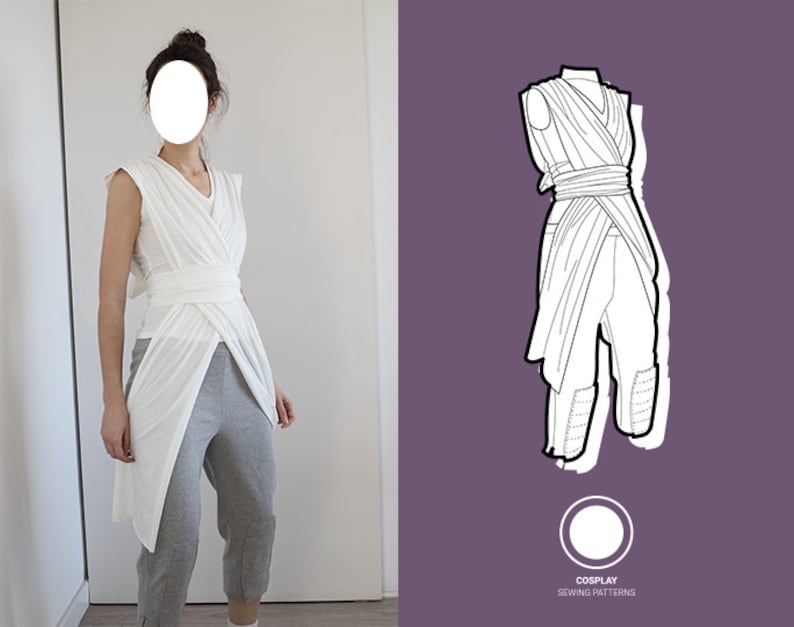 Rey Inspired PDF Cosplay Sewing Pattern Etsy