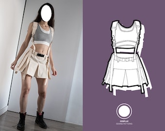 Tifa inspired | PDF Cosplay Sewing Pattern