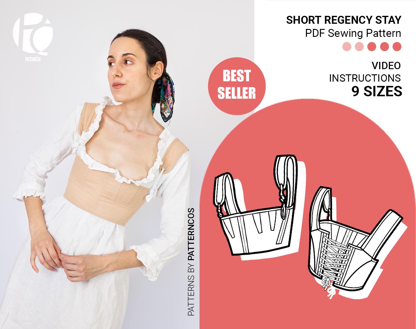 Corsetto rinascimentale fatto a mano: modellante nero da contadino Ren Fair - Italia