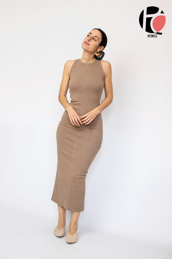 Fitted Strech Dress Sewing Pattern | Tube Dress Pattern for Knit | COZY  Dress Pattern for Women | Mini Dress | 9 SIZES | PDF Sewing Pattern - Etsy  Norway