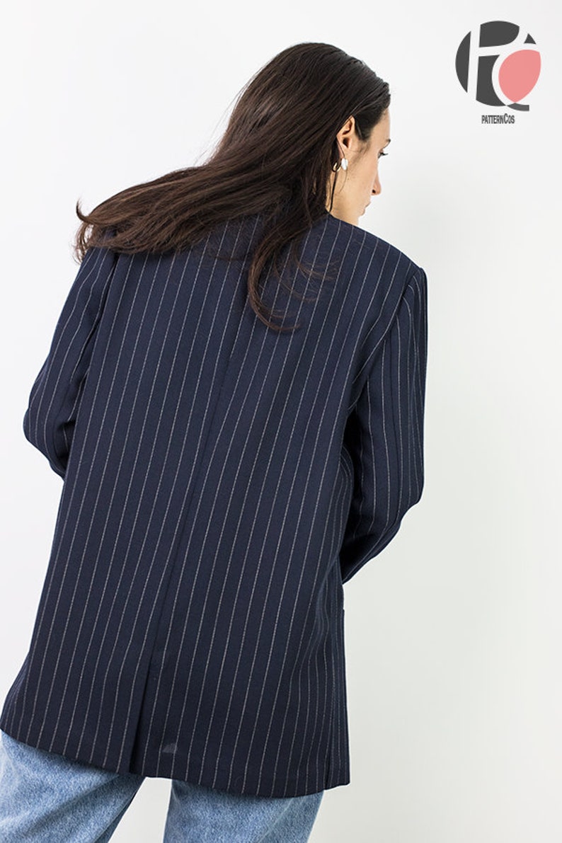 Paige Oversized Suit Jacket Or Blazer 6 SIZES PDF Sewing pattern image 10