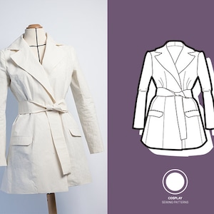 Evelynn KA inspired blazer pattern | Cosplay Sewing Pattern