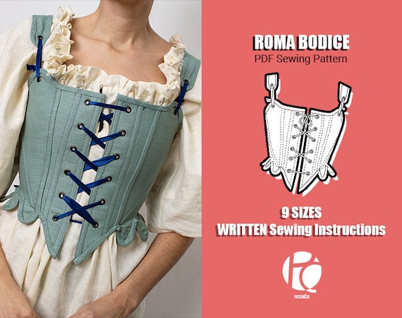 Ruffle sleeve corset top using free Mood patterns : r/sewing