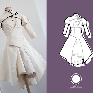 Weiss inspired outfit | PDF Cosplay Sewing Pattern